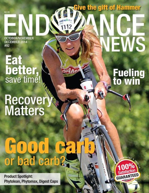 Woman cycling with determination